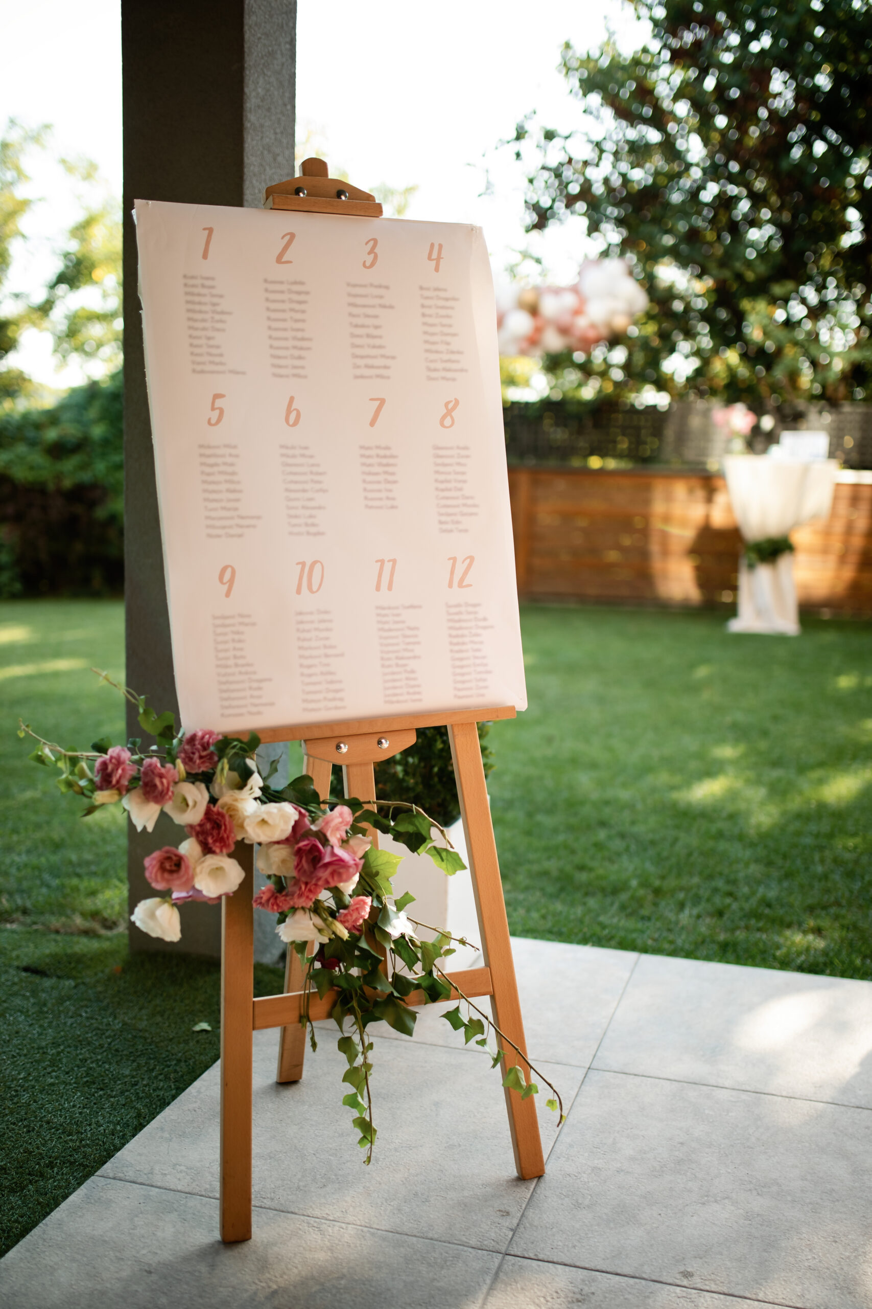 tableau de mariage
